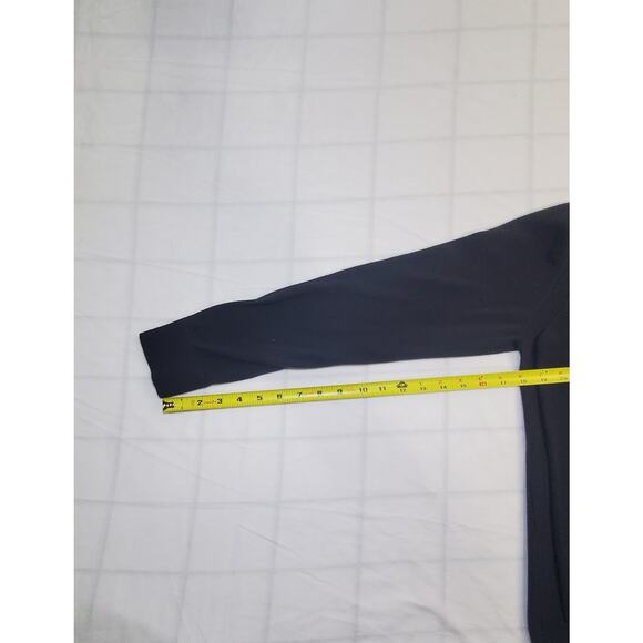 MICHAEL KORS Size M Black Contrast Double Tipped Cotton V-Neck Sweater Ca13 - Picture 4 of 6